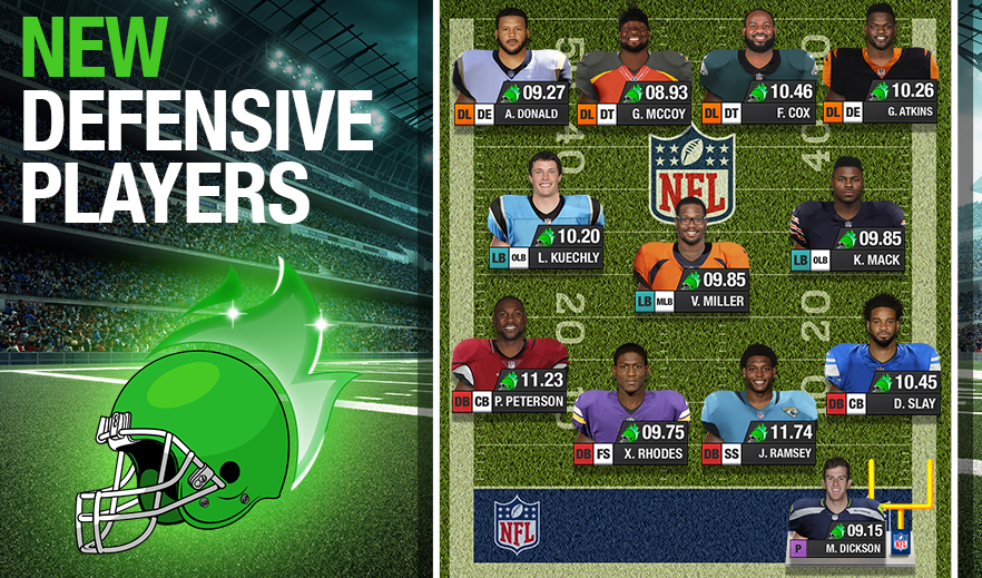 NFL MANAGER NEW DEFENSIVE PLAYERS